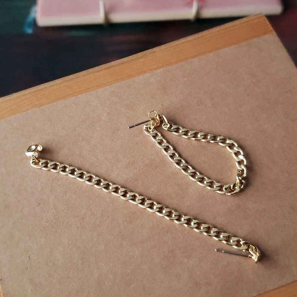 HOUSE OF HARLOW 14K Gold-Plated Hoop Earrings - Picture 6 of 8